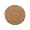 Unique Bargains Trivet Round Rope Woven Mat Cotton Non-woven Fabric 8.66"x8.66"x0.31" - 3 of 3