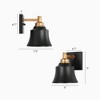 LNC Phapricornus 6-in 1-Lights Black  Modern/Contemporary Wall Lights - 3 of 4