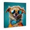 Stupell Industries Hipster Dog Portrait, 30" x 30" - 3 of 4