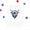 The Juniper Shop Patriotic Cow Sunglasses Youth Tank Top - 2 of 4