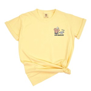 S.W.Smiley Life Is Better Cereal - Women's Garment Dyed Graphic T-Shirt - 1 of 4