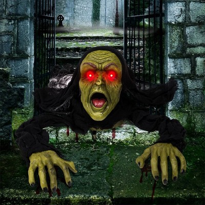 Joyfy Halloween Decoration Groundbreaker Zombie with Sound and Flashing Eyes for Halloween Outdoor Indoor Yard Garden Decor