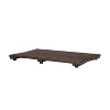 23"x15" Wide Teak Wood Non-Slip Bathroom Door Mat Dark Brown - DecoTeak - 2 of 4