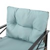 Bestier Patio Conversation Sets with Metal Table, 4 Pieces Outdoor Rattan Sofa, Modular Sectional Sofa for Balcony Porch Outside Backyard Garden - 4 of 4
