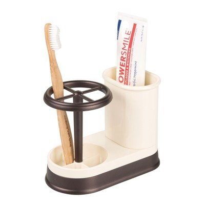 Mdesign Bathroom Toothbrush/toothpaste Dental Storage Organizer ...