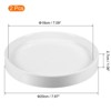 Unique Bargains Indoor Outdoor Ceramic Round Plant Pot Saucers Flower Drip Tray 2 Pcs - 2 of 4