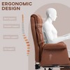 Sapphtopaz Executive Office Chair with Footrest, Ergonomic Lounge Chair with Lumbar Support and High-Back, Office Swivel Chair for Office - 4 of 4