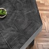 NicBex 30" Octagonal Coffee Table,Wooden Coffee Table with Cross Metal Legs,Farmhouse Center Table for Living Room - 4 of 4