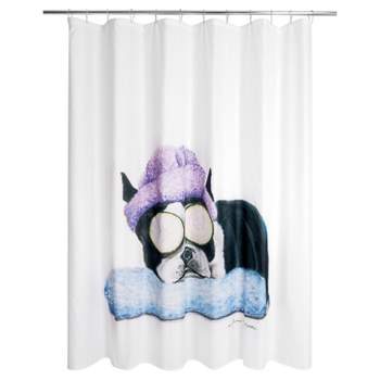 Frenchie Spa Shower Curtain - Allure Home Creations