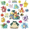 Pokemon Iconic Peel and Stick Kids' Wall Decal: RoomMates Vinyl Self-Adhesive Blue Figures, 24 Pieces, 18"x10" - image 4 of 4