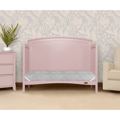 Dream On Me Snooze Crib & Toddler Mattress in Grey