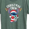 Women's - Lilo and Stitch - Christmas Crew Short Sleeve Graphic T-Shirt - 2 of 4