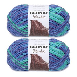 Bernat Blanket Big Ball Yarn 2/Pack-Ocean Shades - 1 of 4