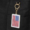American Flag Clip On Handbag Charm - Universal Thread™ Red/ White - 2 of 2