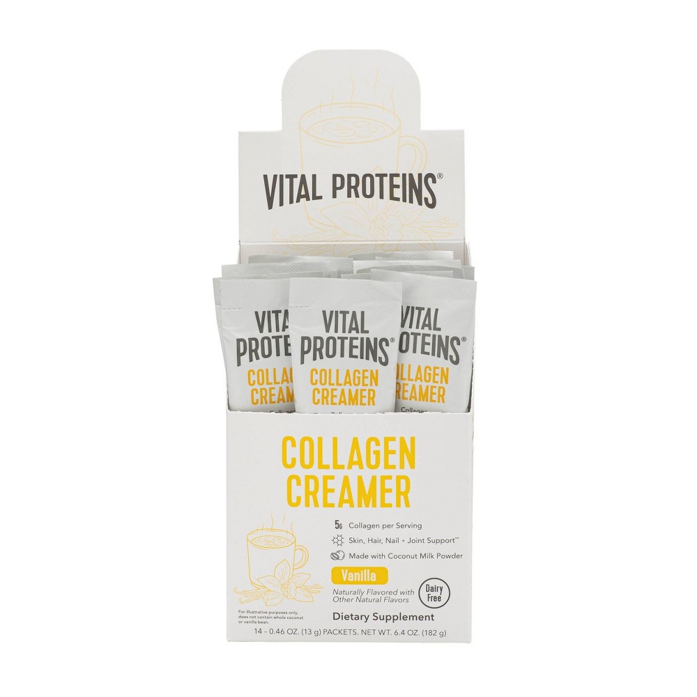 Photos - Vitamins & Minerals Vital Proteins Collagen Creamer Vanilla Stick Pack Box - 0.46oz 
