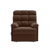Microfiber Wall Hugger Side Lever Recliner - Prolounger - 3 of 4