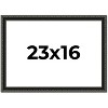 PosterPalooza | Antique Black Picture Frame - UV Acrylic, Backing Board, Hanging Hardware Included - 2 of 4