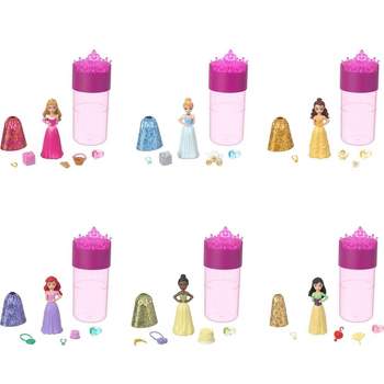Disney Princess Party Series Color Reveal Dolls with 6 Surprises