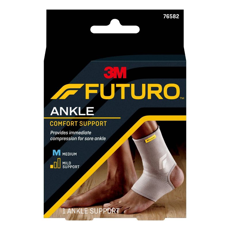 FUTURO Comfort Ankle Support with Breathable, 4-Way Stretch Material, 1 of 11