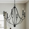Capital Lighting Bentley 6 - Light Chandelier in  Black Iron - 2 of 4
