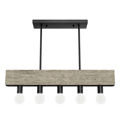 5-Light Donelson Linear Chandelier Ceiling Light Fixture - Hunter Fan