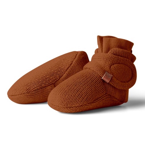 Goumikids Baby Knit Organic Cotton Boots Clay 3 6m Target