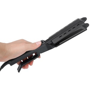 iMountek "Electric Hair Straightener with 4 Temperatures – Ceramic Flat Iron for Wet & Dry Use, Perfect for Bangs!" Black - 1 of 4
