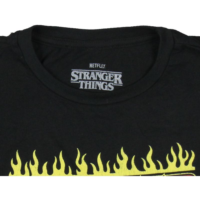 Strangers Things Girls' Youth Fire Logo Kids Graphic T Shirt, 3 of 4