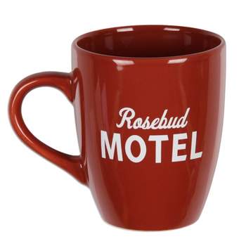 Schitt's Creek Rosebud Motel Logo Design 16 Oz. Ceramic Coffee Tea Mug Red