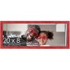 PosterPalooza | Panoramic Shabby Chic Red Picture Frame - UV Acrylic, Foam Board Backing, Hanging Hardware - 2 of 4