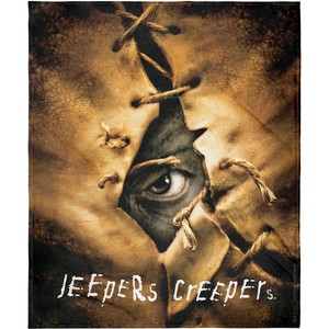 Intimo MGM Jeepers Creepers Horror Super Soft And Cuddly Plush Fleece Throw Blanket Black - 1 of 3