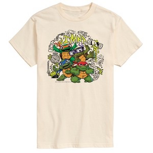 Men's - Teenage Mutant Ninja Turtles Mutant Mayhem - Tmnt Mm Sketchy Short Sleeve Graphic T-Shirt - 1 of 3