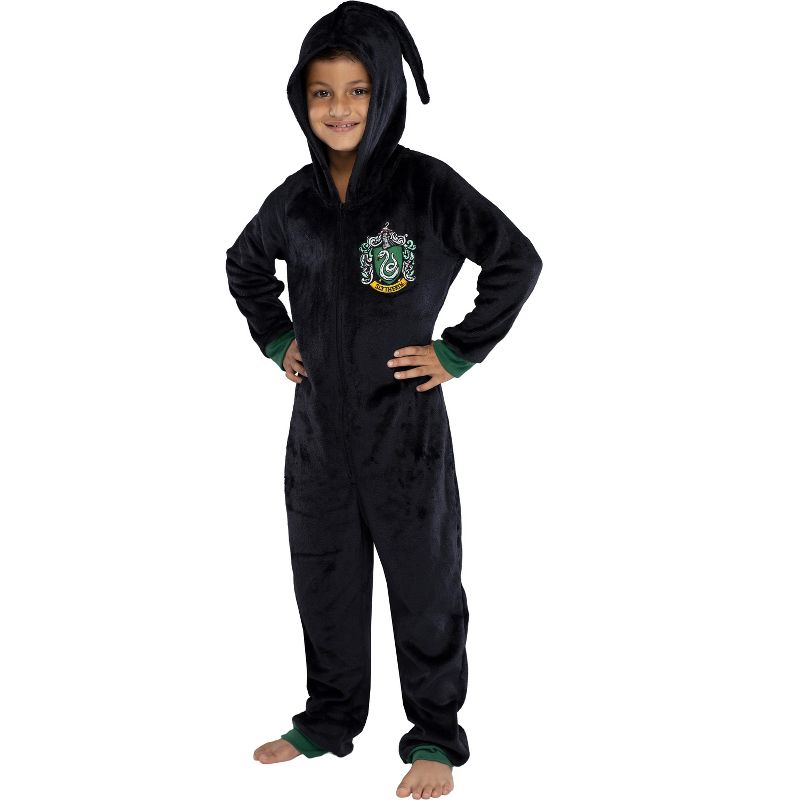 Harry Potter Unisex Kids Hooded Pajama Union Suit, 5 of 8