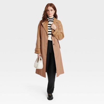 Women Relaxed Trench Coat - A New Day | eBay