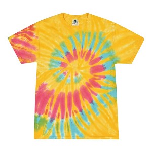 Tie Dye T-Shirts, 100% Cotton Cute Trendy Tie Dye Shirts for Men, Women, Teens, Youth, Girls & Boys, Aurora, M - 1 of 2