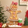 Northlight Lighted Gingerbread Cookie Girl Christmas Decoration - 14.5" - 2 of 4
