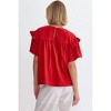 Women's Crochet Babydoll Top - entro - 2 of 3