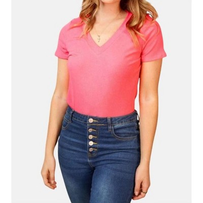 Women's Short Sleeve Knit Bodysuit - White Birch