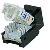 Monoprice Cat6 RJ45 Toolless Keystone Jack for 22-24AWG Solid Wire, Black - 2 of 4