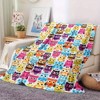 Lomsoe Cartoon Animal Throw Blanket Cute Colorful Owls Flannel Blanket - All Seasons Soft and Warm Throw Blanket for Napping, Camping, Travel, Office - 3 of 4
