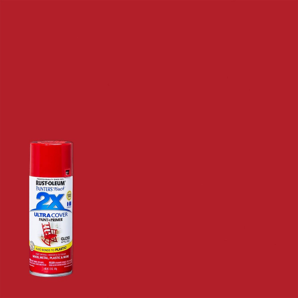 UPC 020066187781 product image for Rust-Oleum 12oz 2X Painter's Touch Ultra Cover Gloss Spray Paint Red | upcitemdb.com