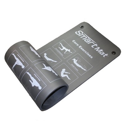 Prism Fitness 16mm Thick Smart Self-Guided Stretching and Exercise Mat for Yoga, Pilates, and Stretching