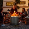 VEVOR Smokeless Fire Pit Stove Bonfire, H: 15.4 in x Dia: 15.7 in ,Wood Burning Fireplaces with Removable Ash Pan, for Outdoor Patio Camping,Black - 2 of 4