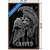 Trends International Jim Baldwin - Carved Helmet Framed Wall Poster Prints - 3 of 4