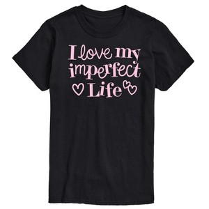 Men's - Instant Message - I Love My Imperfect Life Short Sleeve Graphic T-Shirt - 1 of 4