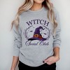 Simply Sage Market Women's Graphic Sweatshirt Witch Social Club Purple Hat - 2 of 4