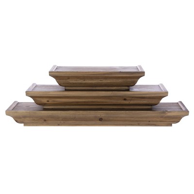 target wooden shelf