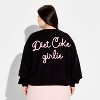 Women's Diet Coke Girlie Graphic Cardigan - Black - 3 of 3