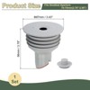 Unique Bargains Silicone Ring Washing Machine Sealing Drain Stopper - 2 of 4
