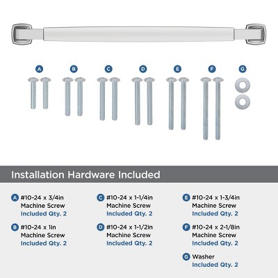 Polished Chrome 13'' Modern Appliance Pull with Mounting Hardware